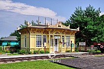 Dawny przystanek kolejowy w Skansenie Rzeki Pilicy