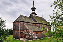 Drewniany kościół w Twardej