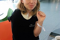 Dzień po operacji w szpitalu.