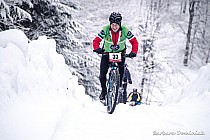 W takiej scenerii ścigaliśmy się na ŻEBRAK w Komańczy 18 lutego 2017r.