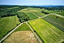 Podkarpacka mozaika pól wzdłuż Green Velo