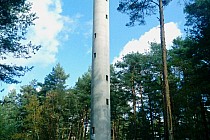 przeciwożarowa wieża obserwacyjna niedaleko Boruszowic