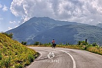 Górska trasa w Apeninach