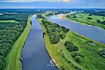 Kanał Haweli i Łaba w okolicach Havelbergu