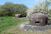 kopuły pancerne  -punkt oporu wzg. 307 "Niezdara" ciężki schron bojowy w miejscowości Niezdara