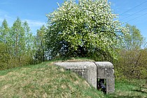 schron polowy piechoty - pozycja"Czat nad Brynicą"