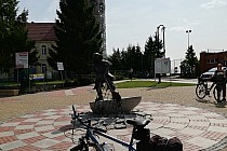 Latarnia morska w Jarosławcu, niestety w remoncie.