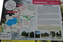 Tablica informacyjna w Wawrzeńczycach