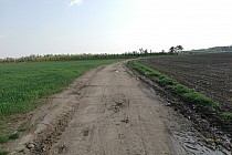 Polny odcinek trasy R9 między Małkowicami a Sadowicami