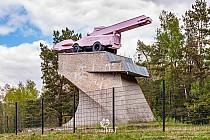 Pług śnieżny w miejscu radzieckiego czołgu