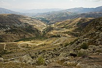 Widok z przełęczy na serpentynki