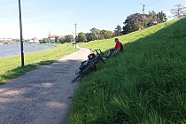 Kraków-bulwary nad wisłą