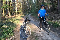 Leśny fragment trasy