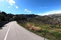 Szosa w kierunku Benimaurell