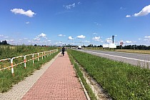 Ścieżka rowerowa zaczynająca się w Psarach