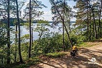 Warmińska Łynostrada nad Jeziorem Łańskim