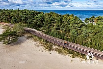 Szlak rowerowy EuroVelo 10 koło Dźwirzyna