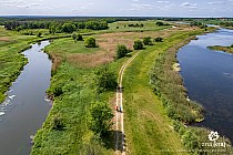 Z lewej Barycz, z prawej Zbiornik Ryczeń