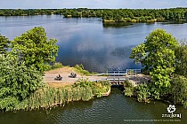 Przejazd rowerem przez Kompleks Stawno