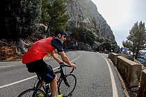 Przed tunelem Puig Major