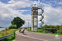 Wartownia graniczna nad Łabą w Niemczech.