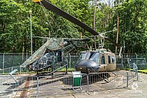 Śmigłowce wojskowe w Point Alpha w Niemczech.