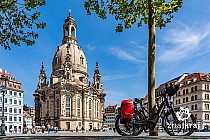 Rowery i Kościół Mariacki w Dreźnie