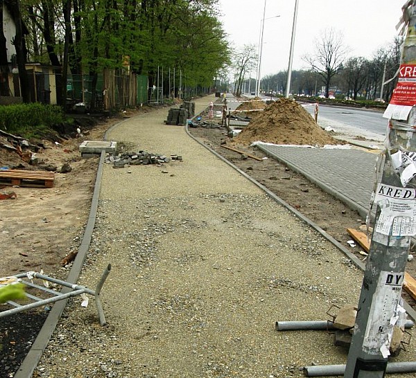 Prawie ukończona ścieżka od ASTRY do Pilczyc...