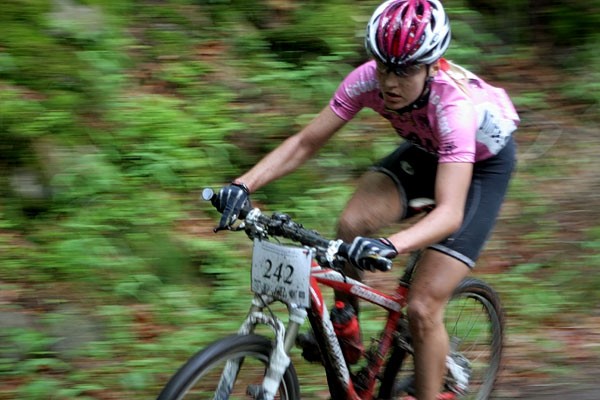 Magdalena Balana na trasie wyścigu XC w Przesiece