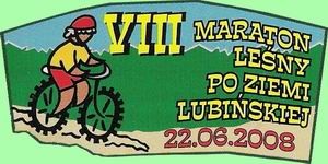 VIII Maraton Leśny po Ziemi Lubińskiej - plakat