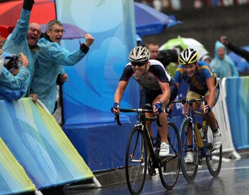 Nicole Cooke jedzie po złoto (źródło: en.beijing2008.cn)