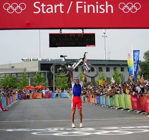 Julien Absalon. (fot: Xinhua)