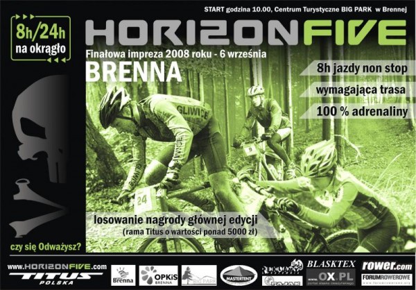 Plakat imprezy TITUS POLSKA 8h na okrągło