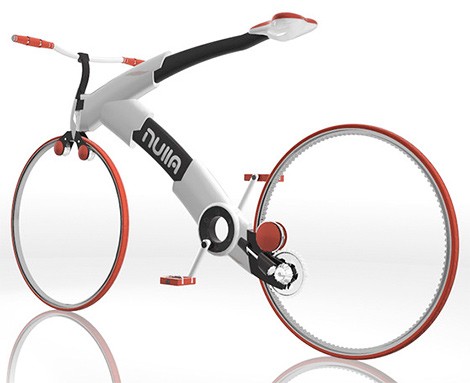 Koncepcja roweru bez łańcucha (autor projektu: Bradford Waugh)