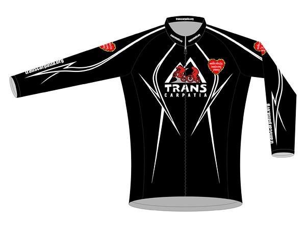 Bluza kolarskia TransCarpatia z serduszkiem Fundacji WOŚP