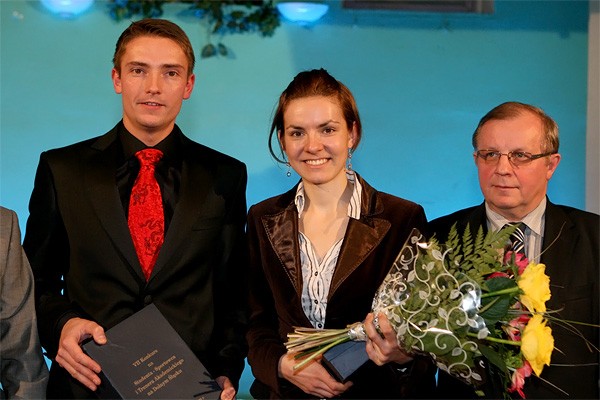 Laureaci konkursu - Maja Włoszczowska i Paweł Rańda (fot. K.Ziółkowski)