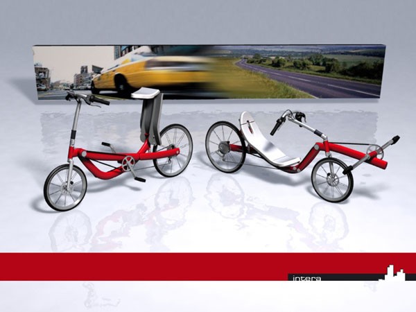 Intera - koncpecja roweru - autor: Pieter Lasage (źródło: bicycledesign.blogspot.com)