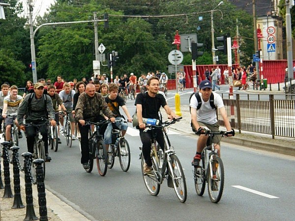 Masa rowerowa we wrocławiu