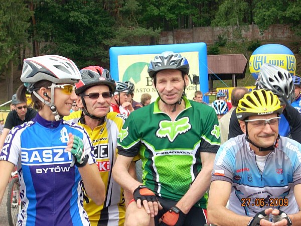 Start do II Rodzinnego Maratonu Rowerowego w Bytowie dn.27.06.2009.