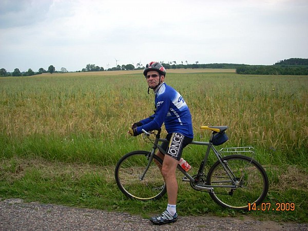 Na wycieczce rowerowej pod Grąbkowem.