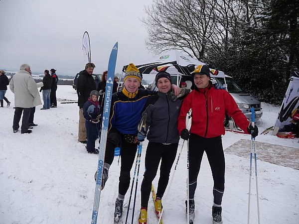 Nie da się na rowerze, no to na narty !!