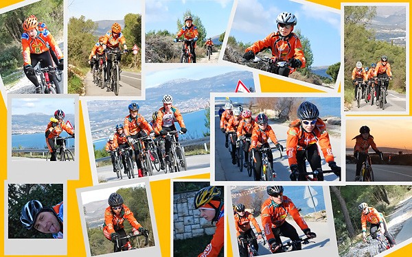 Pocztówka z Chorwacji z pozdrowieniami od Kolarskiego Klubu Wałbrzych