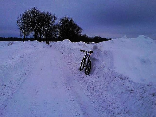 śnieżny tunel :)