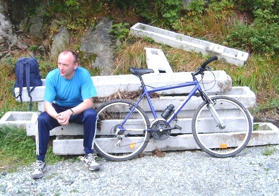 Lato 2006, wjazd na Śnieznik.