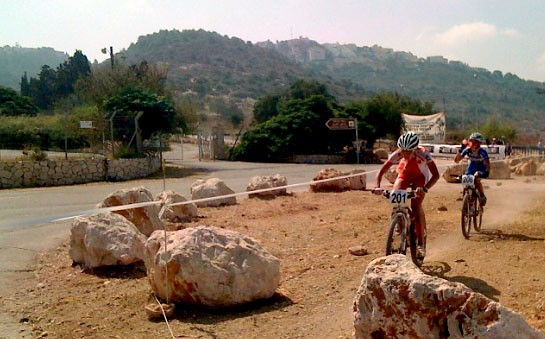 Maja na prowadzeniu w wyścigu o Mistrzostwo Europy / fot: www.cccmtb.polkowice.pl