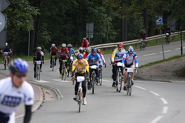 Pierwszy podjazd na Orlinek