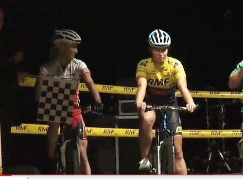 Kadr z filmu Halowy Wyścig MTB, Kraków - Rotunda #2