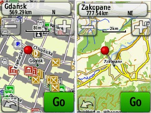 Edge 800 - Przykładowe screeny