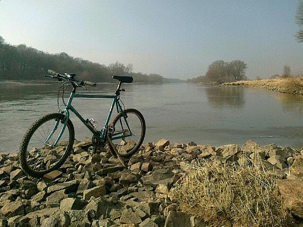 Wypadzik nad Odrę,pogoda dopisała