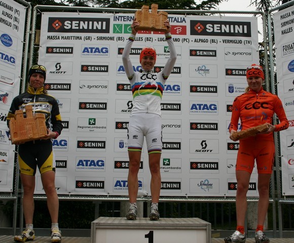 Włoszczowska i Szafraniec na podium / fot: http://www.italiasporteam.it/